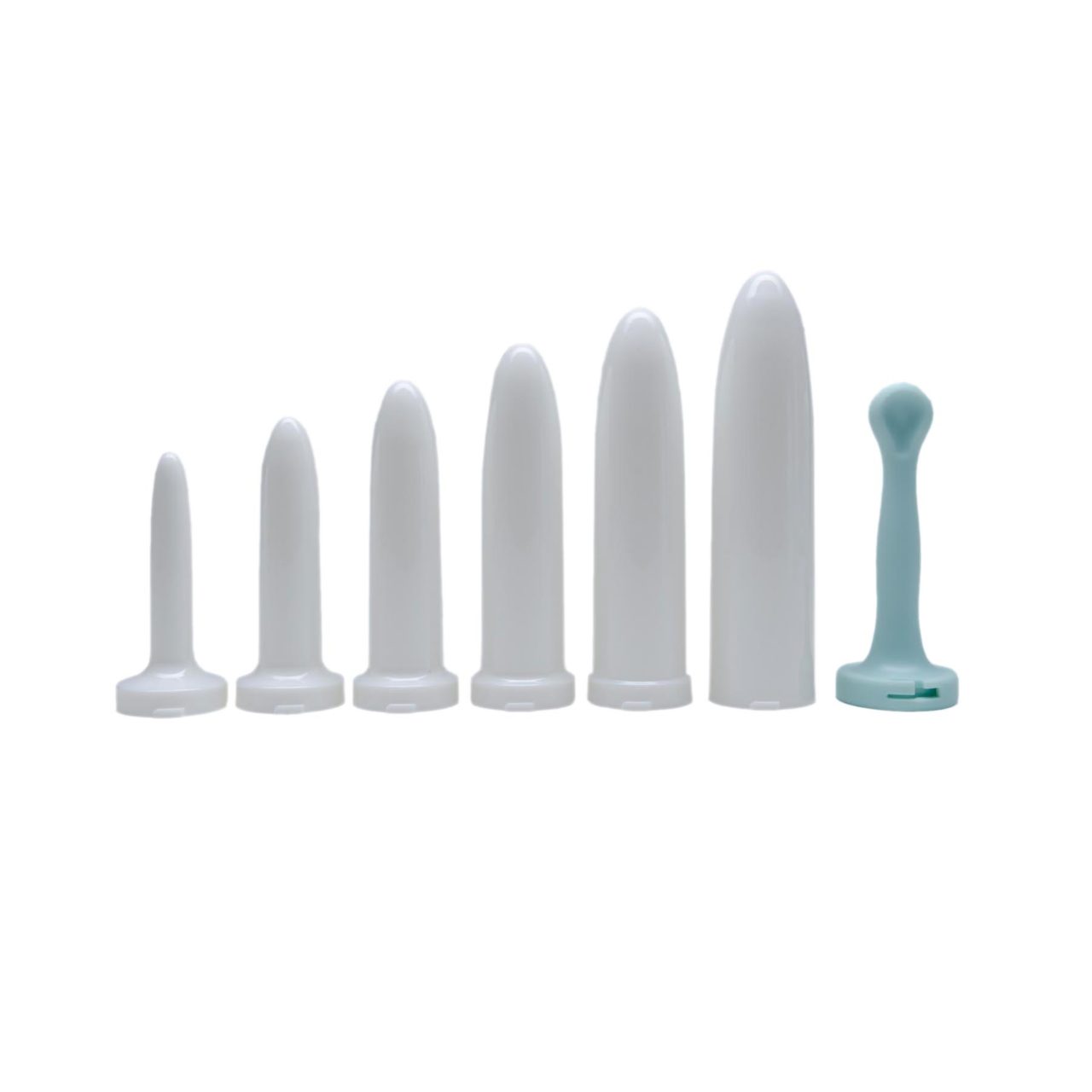 Vaginismus Vaginal Dilator Set Of Six Dilators Plus Handle CMT Medical