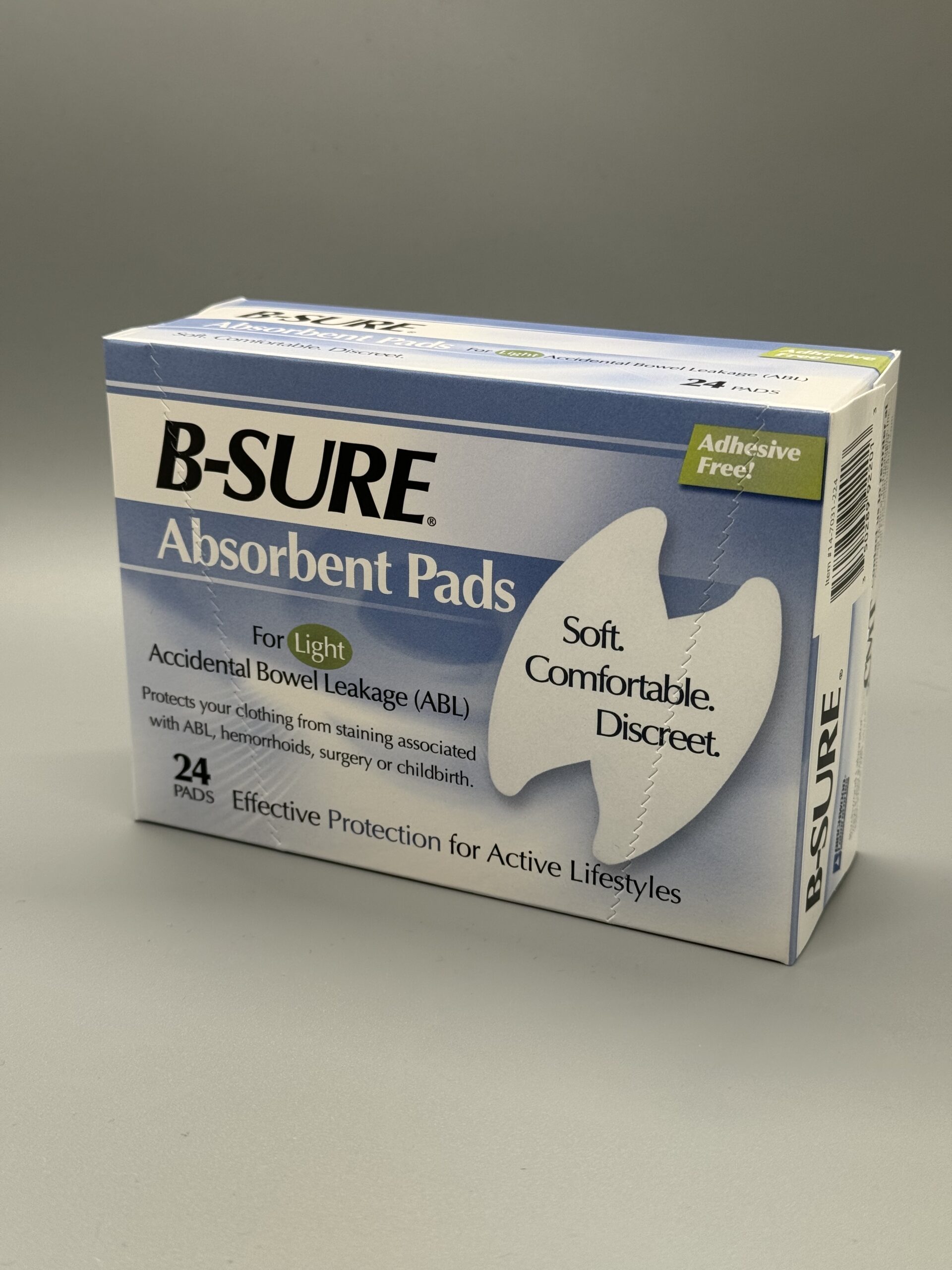 B-SURE Butterfly Absorbent Pads for Bowel Leakage - CMT Medical