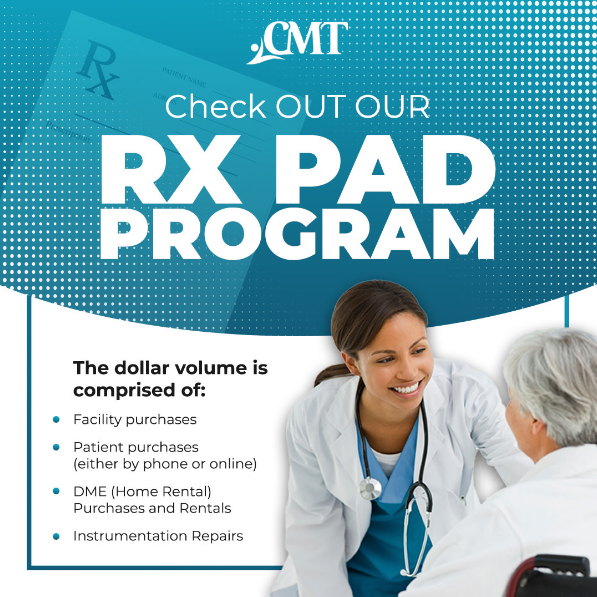 CMT Rx Pad Program is completely free to enroll.