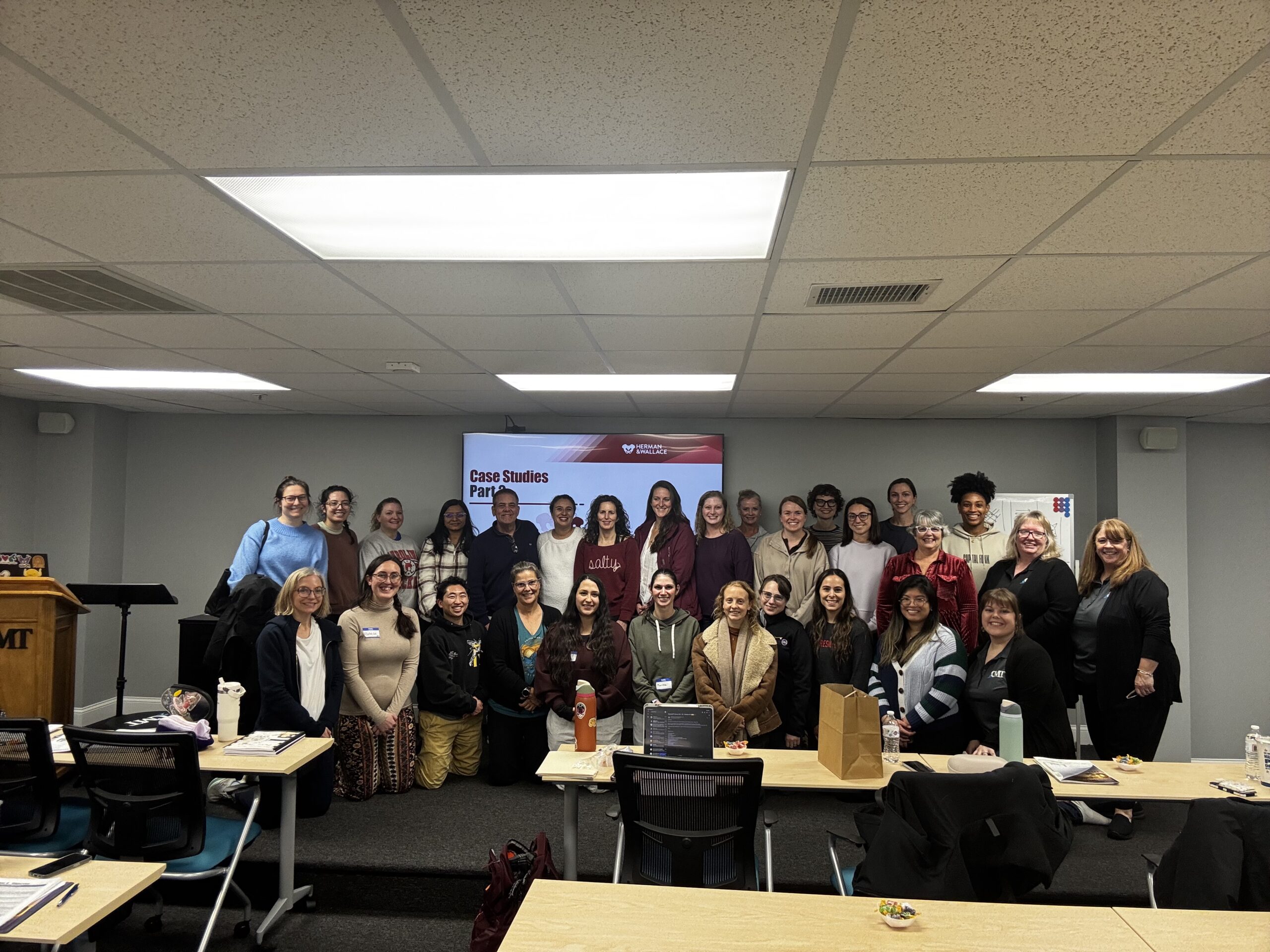 The first Herman & Wallace Pelvic Function Level 1 course held in the new CMT classroom in Wareham, MA on January 10-11, 2026!