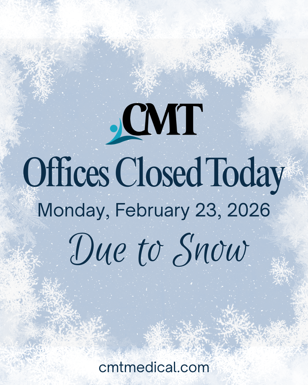 Snow Closure Feb 23