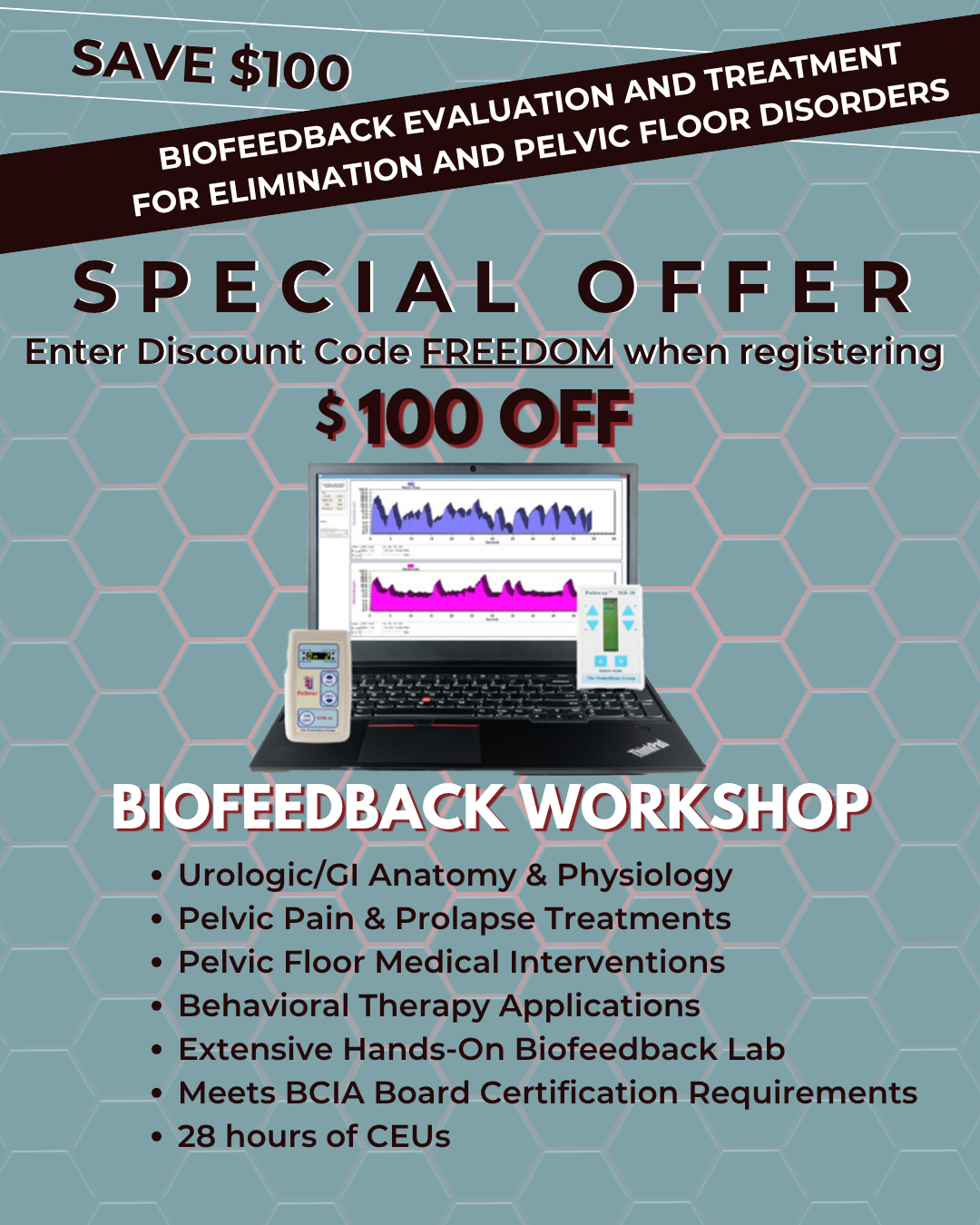 Biofeedback Evaluation and Treatment for Elimination and Pelvic Floor Disorders
